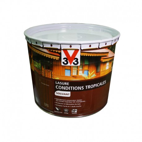 LASURE SOLVANT Conditions tropicales
