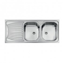 Evier INOX 2 bacs /2P
