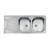 Evier INOX 2 bacs /2P
