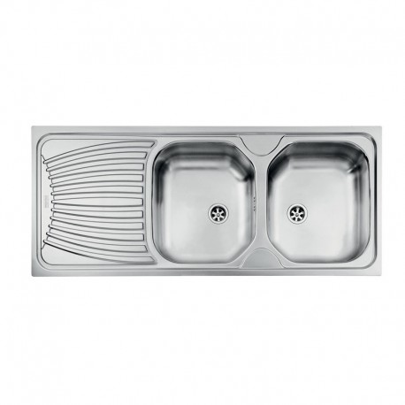 Evier INOX 2 bacs /2P