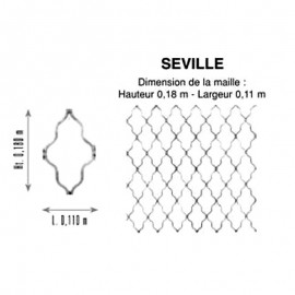 Grille GALVA (forme SEVILLE)