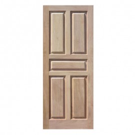 Porte Bois Rouge (5 panneaux)