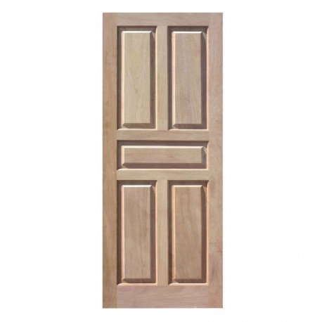 Porte Bois Rouge (5 panneaux)