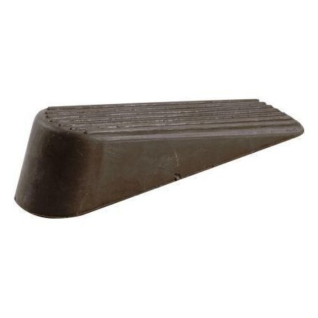 CALE-PORTE CAOUTCHOUC BRUN