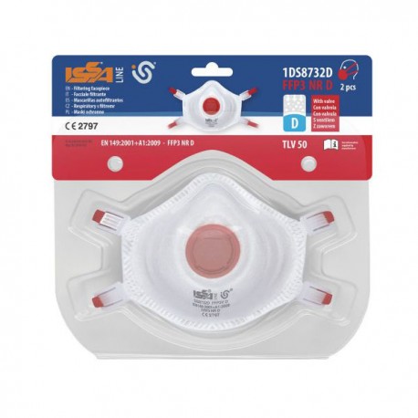 MASQUE FFP3 + VALVE (2 UNITES)
