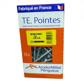 POINTE BETON STRIEE (1KG)