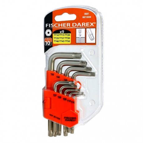 PACK 9 CLES TORX