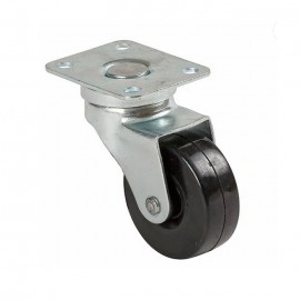 ROULETTE PIVOTANTE A PLATINE 65MM (50KG)