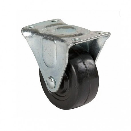 ROULETTE FIXE A PLATINE 50MM (35KG)