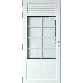 PORTE ALU QUADRILLE VITREE