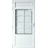 PORTE ALU QUADRILLE VITREE