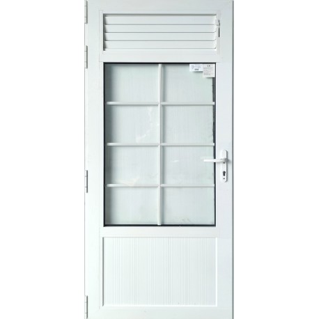 PORTE ALU QUADRILLE VITREE