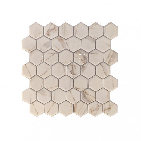 HEX XL CALACATTA GLD MATTE