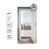 MOUSTIQUAIRE 100X220CM PORTE BATTANTE