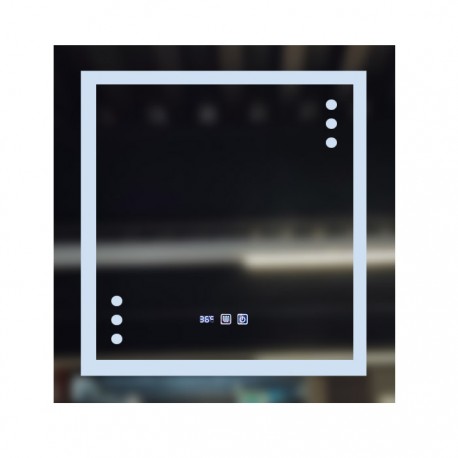 MIROIR TACTILE LED 80X80CM