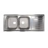 EVIER INOX 2 BAC+EG