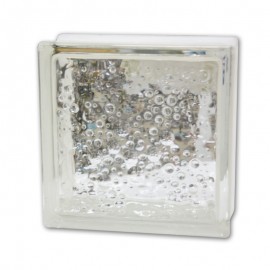 Brique de verre bulles