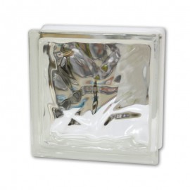 Brique de verre nuage
