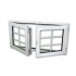 Fenêtre ALU double vitrage 120x60