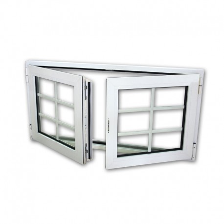 Fenêtre ALU double vitrage 120x60
