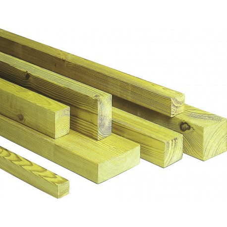 Liteau raboté en Pin Cl 4 (10x10mm)