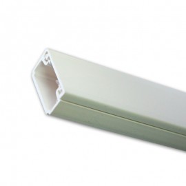 Moulure pour câbles blanc