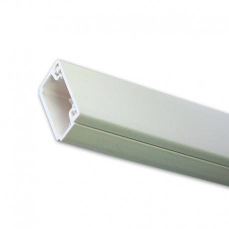 Moulure pour câbles blanc