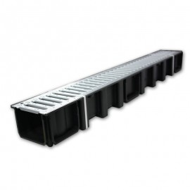 Caniveau avec grille