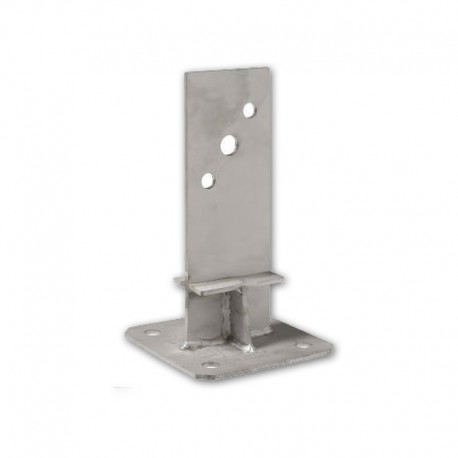 Pied de poteau INOX A2 GM